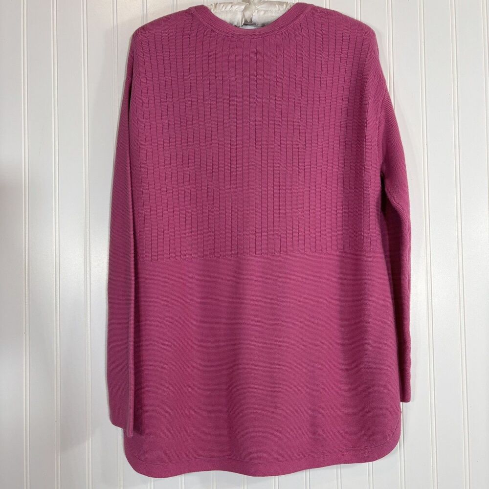 Talbots Womens Rose Pink Sweater Size M Office Classic Preppy Feminine Soft Cozy - Picture 2 of 12